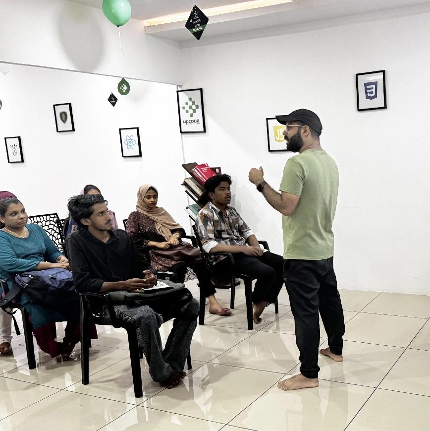 Students learning in bootcamp